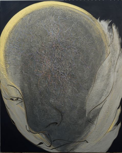 The Sage of the Moon, 2014, Mixed...vas, 200x150cm